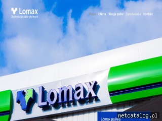 Zrzut ekranu strony www.lomax.com.pl