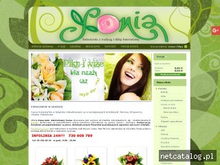 Zrzut ekranu strony kwiaciarniasonia.com