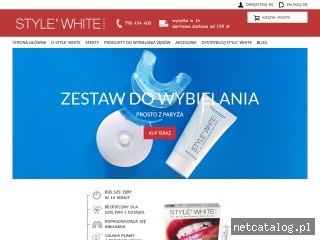 Zrzut ekranu strony www.stylewhite.pl