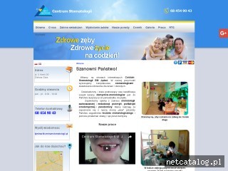 Zrzut ekranu strony www.centrumstomatologii.pl