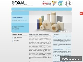 Zrzut ekranu strony www.boral.pl