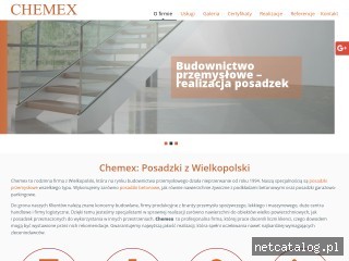 Zrzut ekranu strony chemex.pila.pl