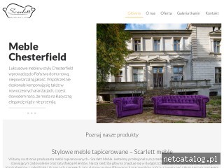 Zrzut ekranu strony www.scarlettmeble.pl
