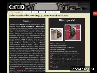 Zrzut ekranu strony www.rottor.pl