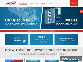 Zrzut ekranu strony www.jugema.com.pl