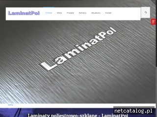 Zrzut ekranu strony www.laminatpol.pl