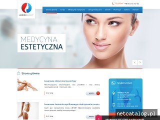 Zrzut ekranu strony esteticomfort.pl