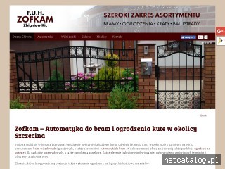 Zrzut ekranu strony www.zofkam.pl
