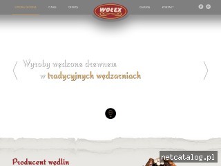 Zrzut ekranu strony www.wolex.com.pl