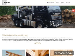 Zrzut ekranu strony www.trans-trak.com.pl