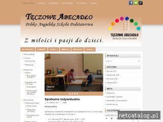 Zrzut ekranu strony www.teczoweabecadlo.pl