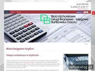 Zrzut ekranu strony www.biurorachunkowegryfice.pl