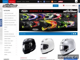 Zrzut ekranu strony www.motocombo.pl