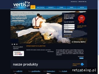 Zrzut ekranu strony www.vertis.pl