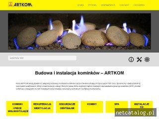 Zrzut ekranu strony www.artkompleks.pl