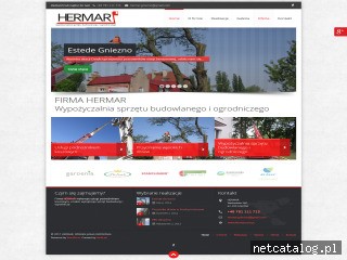 Zrzut ekranu strony www.hermar.com.pl