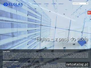 Zrzut ekranu strony www.elglas.com