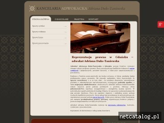 Zrzut ekranu strony www.duks.pl