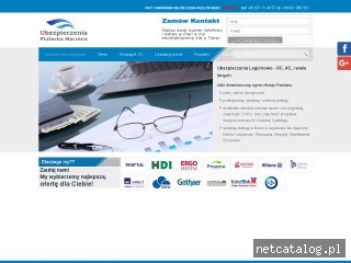 Zrzut ekranu strony ubezpieczenia-legionowo.eu