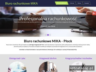 Zrzut ekranu strony rachunkowosc-plock.pl