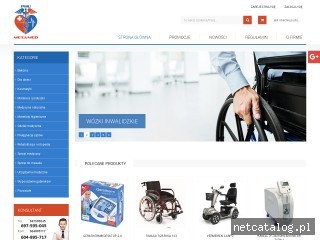 Zrzut ekranu strony www.ortezka.pl