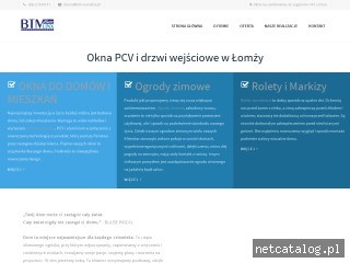 Zrzut ekranu strony www.oknalomza.pl