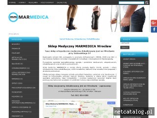 Zrzut ekranu strony www.marmedica.pl