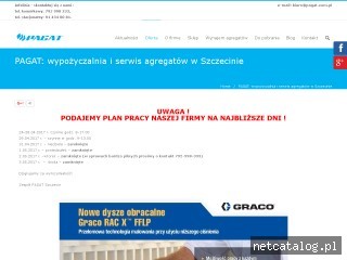 Zrzut ekranu strony www.pagat.com.pl