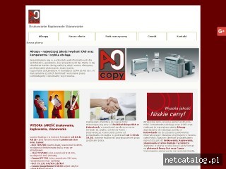 Zrzut ekranu strony a0copy.pl