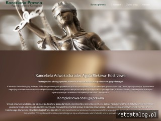 Zrzut ekranu strony adwokat-sulechow.pl