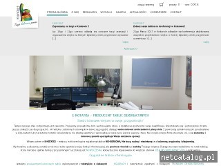 Zrzut ekranu strony e-notatka.com.pl