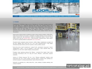 Zrzut ekranu strony www.floor-intec.com
