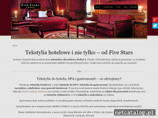 Zrzut ekranu strony www.fivestars.pl
