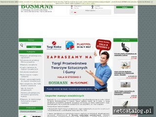 Zrzut ekranu strony bosmann.com.pl