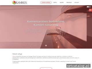 Zrzut ekranu strony www.kamrex.pl