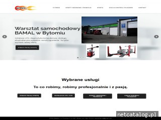 Zrzut ekranu strony www.bamal.bytom.pl