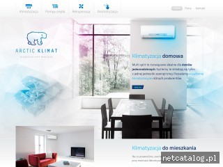 Zrzut ekranu strony arctic-klimat.pl