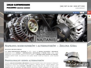 Zrzut ekranu strony alternator24.pl