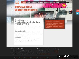 Zrzut ekranu strony jackservice.com.pl