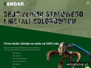 Zrzut ekranu strony www.andar.ox.pl