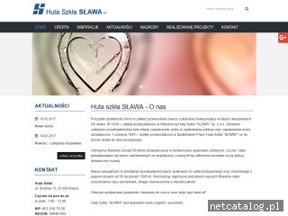 Zrzut ekranu strony www.slawa.com.pl