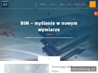Zrzut ekranu strony www.kge.pl