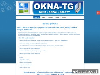 Zrzut ekranu strony okna-tg.pl