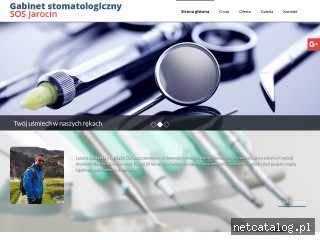 Zrzut ekranu strony www.stomatologsos-jarocin.pl