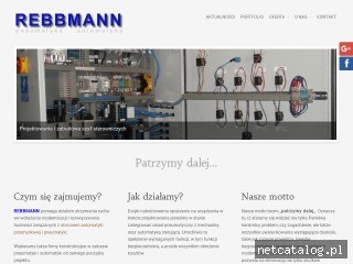 Zrzut ekranu strony www.rebbmann.com