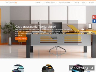 Zrzut ekranu strony www.improvex.pl
