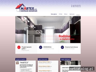 Zrzut ekranu strony www.docieplenia-martex.pl