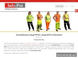 Zrzut ekranu strony info-poz.pl