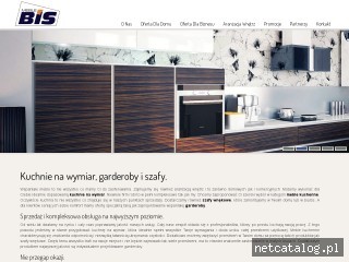 Zrzut ekranu strony www.bis-meble.com.pl