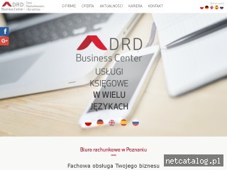 Zrzut ekranu strony www.drd.pl